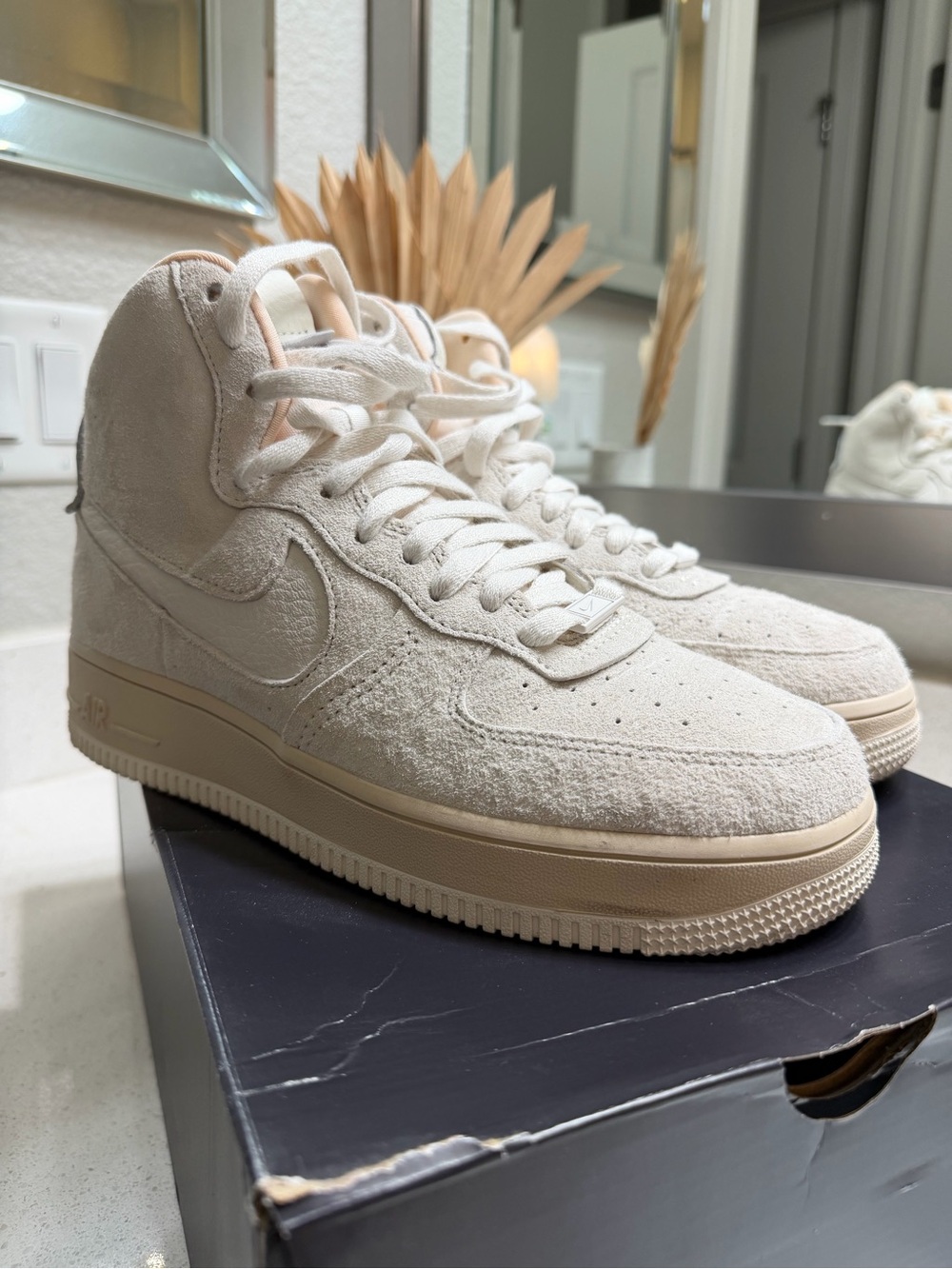 Nike Air Force One W AF1 SCULPT - SAIL/PHANTOM-SESAME